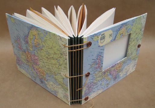 usa expandable travel journal scrapbook