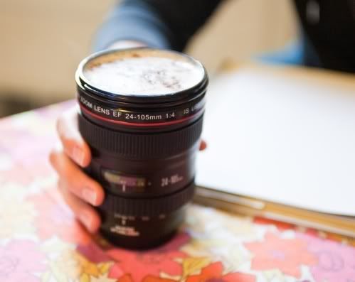 camera lens mugs