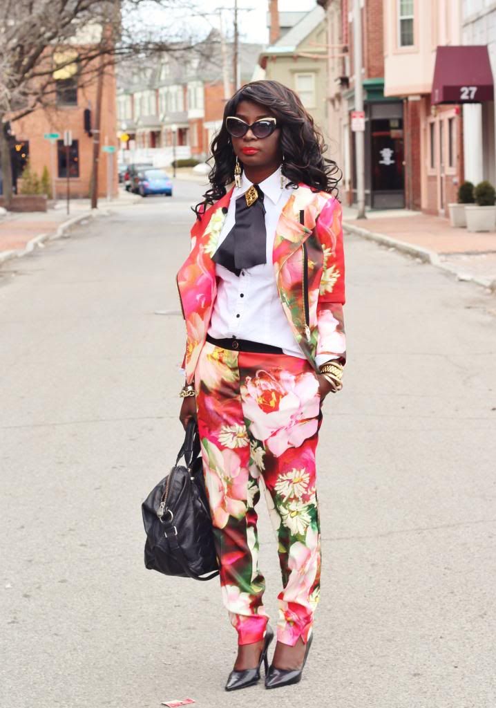 Ted Baker LondonFloral print pants and Blazer, Floral print Pants for Spring, Spring Fashion