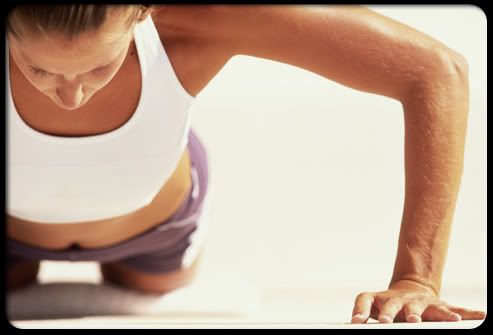 Woman doing Push Ups