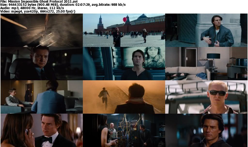 Mission Impossible Ghost Protocol 2011 Dvdrip Xvid Original