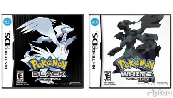 pokemon black and white artwork. pokemon black and white