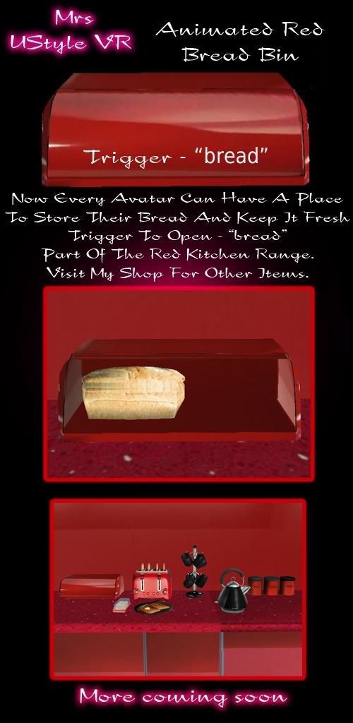 Red Bread Bin
