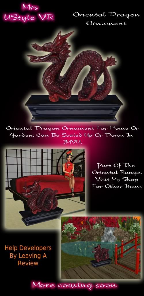 Oriental Dragon Ornament