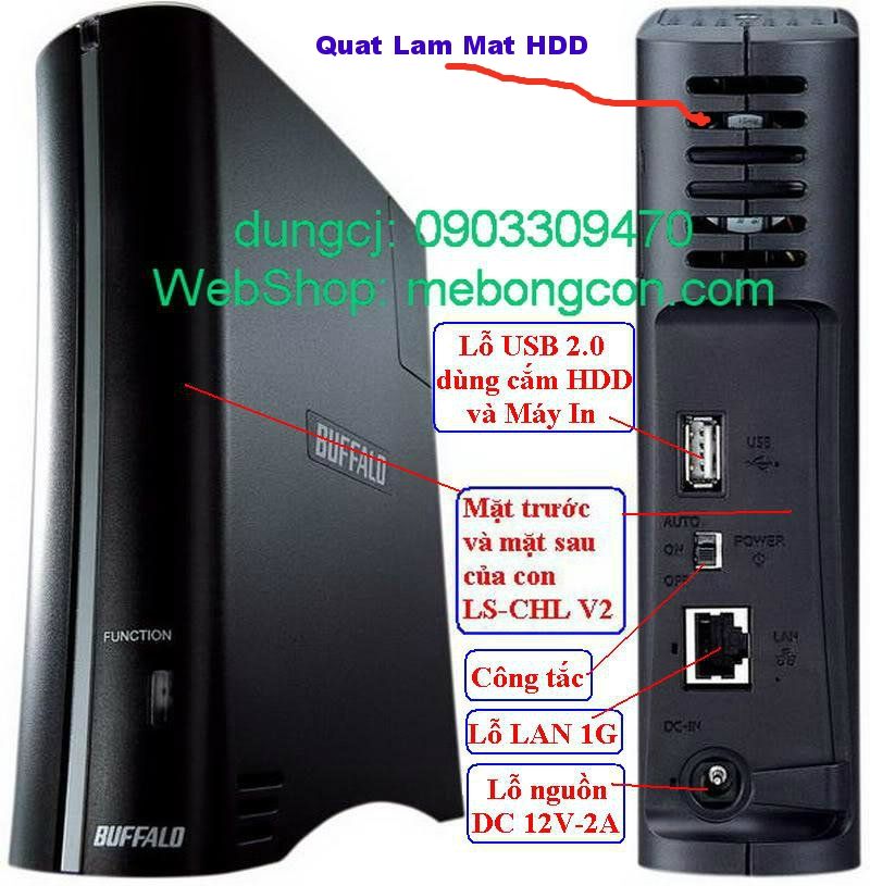 Box LAN Chứa HDD Truy Xuất dữ liệu Qua Cổng LAN, USB: VL, WVL, QVL, XHL, CHL-V2, RHTG - 18