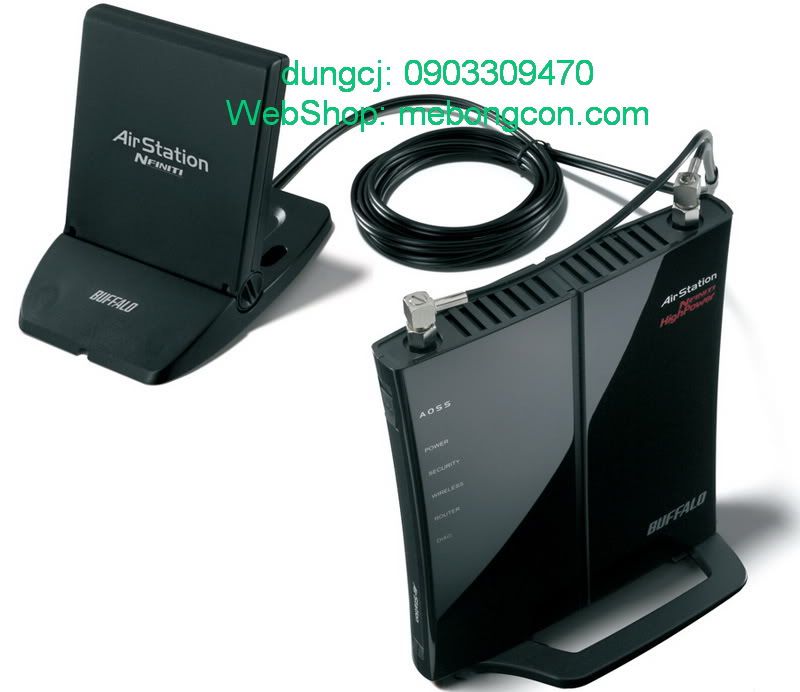 Wifi Router Buffalo, Modem Wifi ADSL 2+ Modem 3G, USB thu Wifi. Toàn hàng BUFFALO - 11