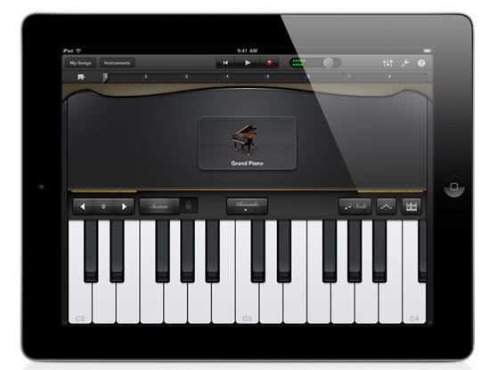 Garageband iPad App (Piano Pictures, Images and Photos
