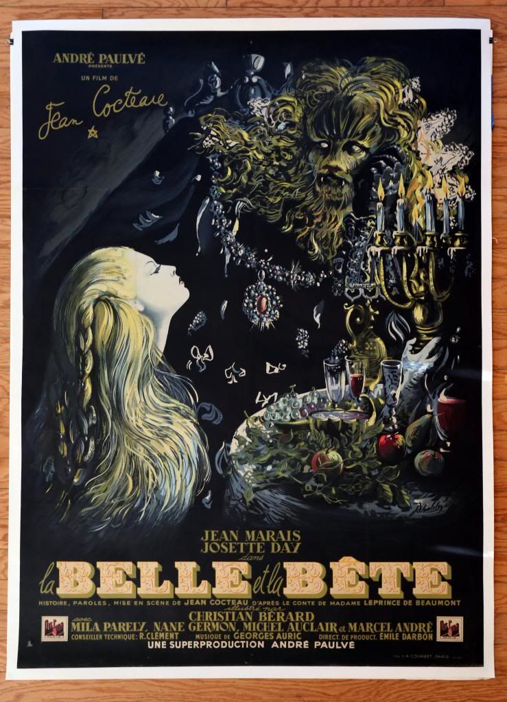 La belle et la bête (1946) — The Vintage Movie Posters Forum