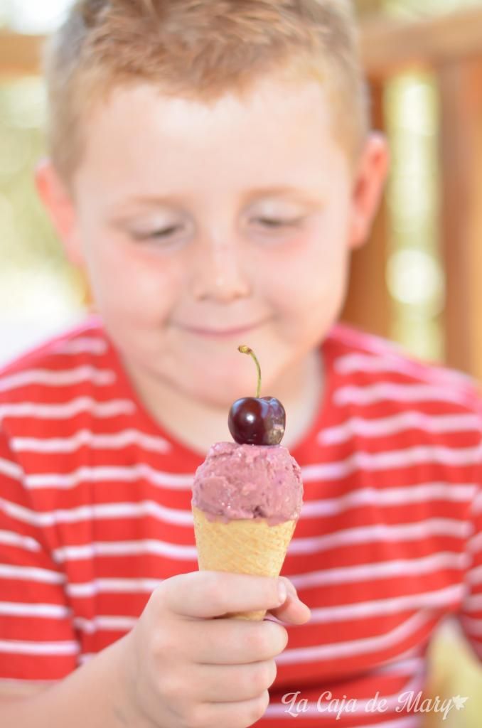 helado-cerezas