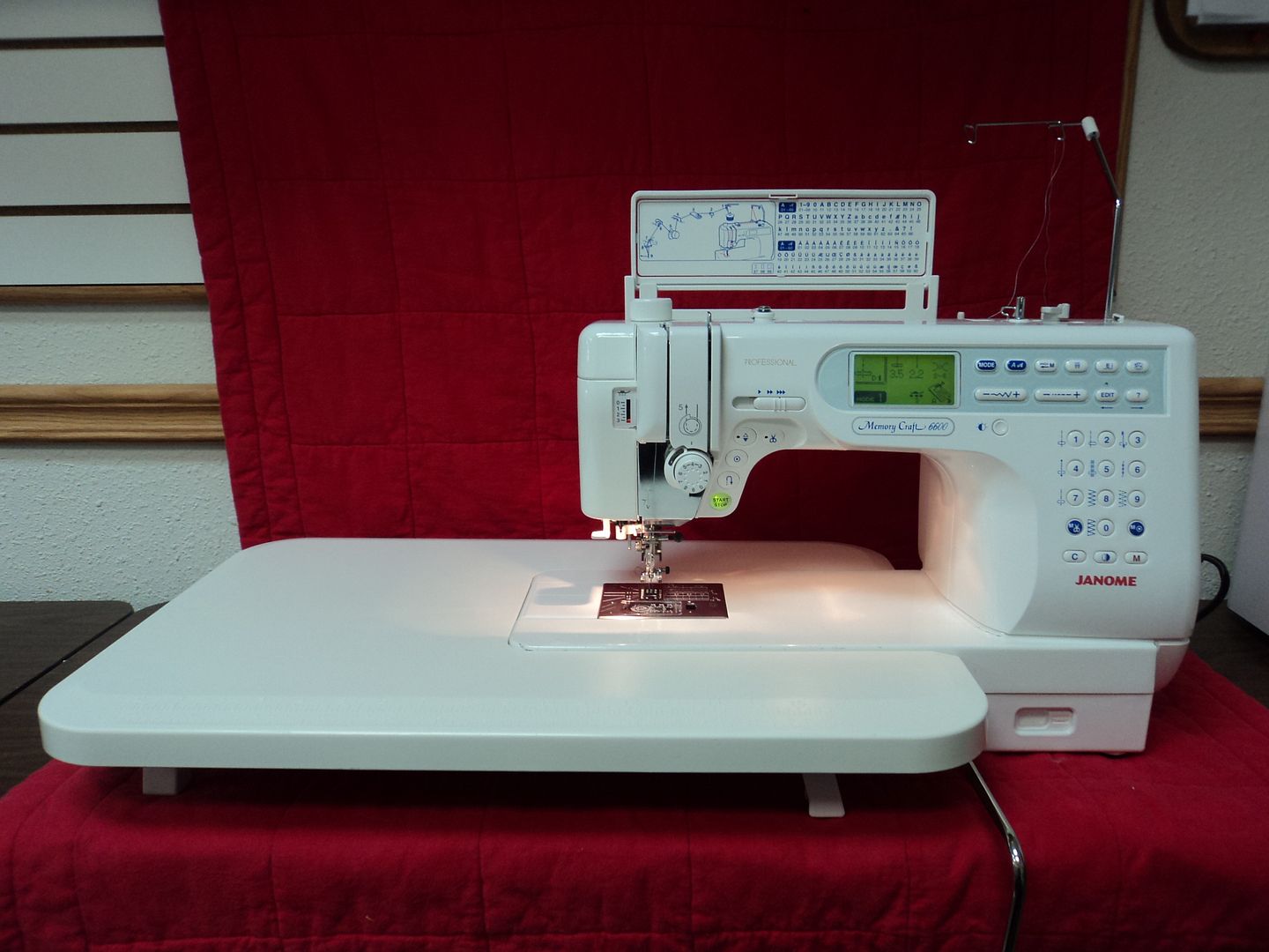 Janome Memory Craft 6600 Quilting * Crafting * Sewing * Knee Lift