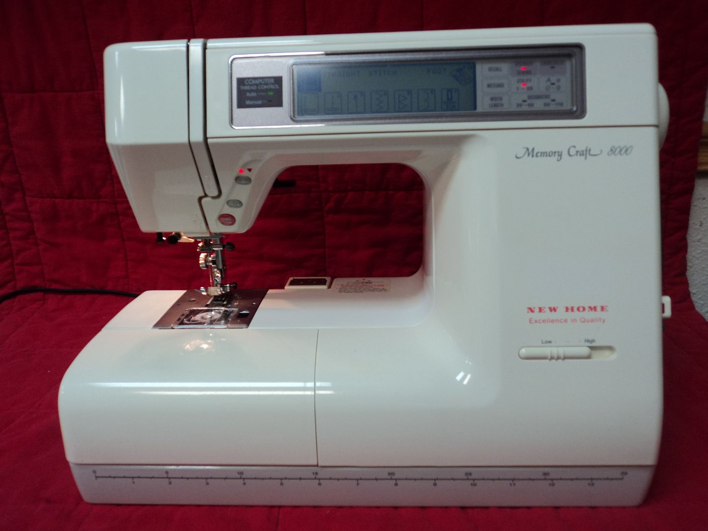New Home / Janome Memory Craft 8000 Sewing ** Embroidery Combination