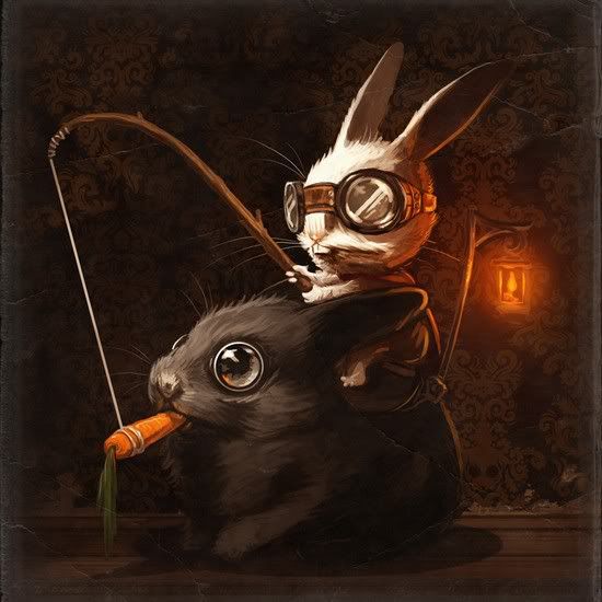 chell-on-deviantART-funny-drawings-art-Mike-Mitchell-rabbit-cute-cartoon-black-light-white-bunny-fishing-carrot-interestingness-picked-Alice-arena-1_large.jpg Pictures, Images and Photos