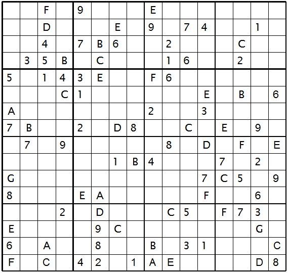 Sudoku Numbers And Letters Printable Smoke Gets In Your Eyes Chords 痞客邦