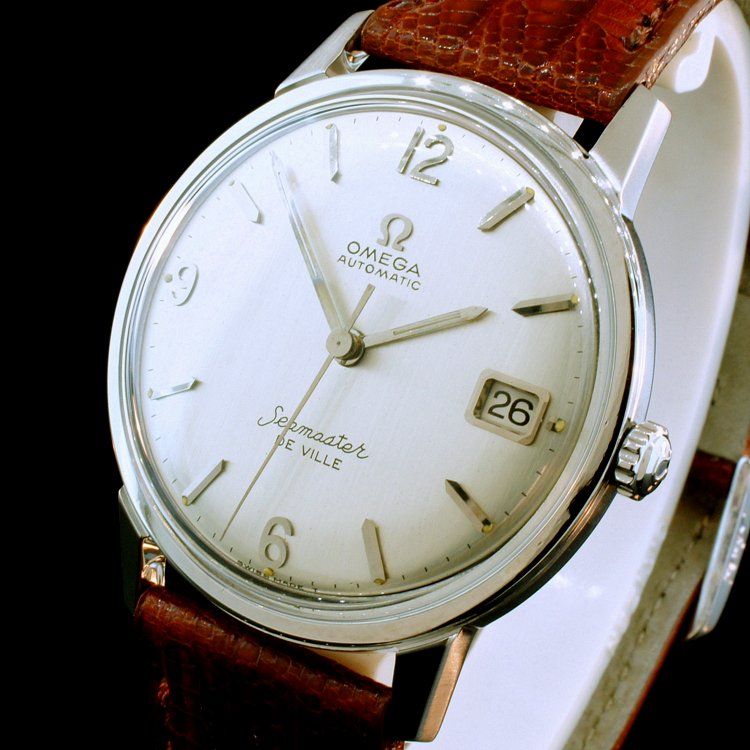 stunning mens omega seamaster deville date automatic vintage