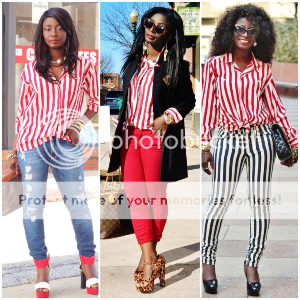 Remix ~ Candy Striped Shirt :::: — FASHBERRIES