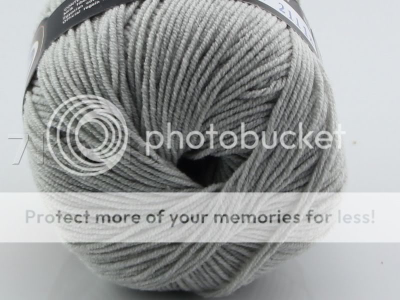 1x50g Milk Egyptian Cotton Baby Yarn Lot,Sport,Light Gray,41  