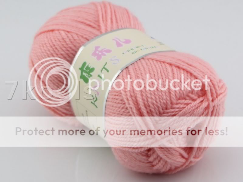 1x50g Cashmere Soy Cotton Baby Yarn Lot,DK,Dark Pink,207  