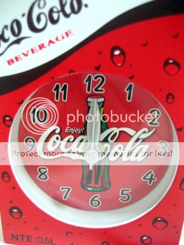 Coca Cola clock watch runs and chimes antique classic coke  