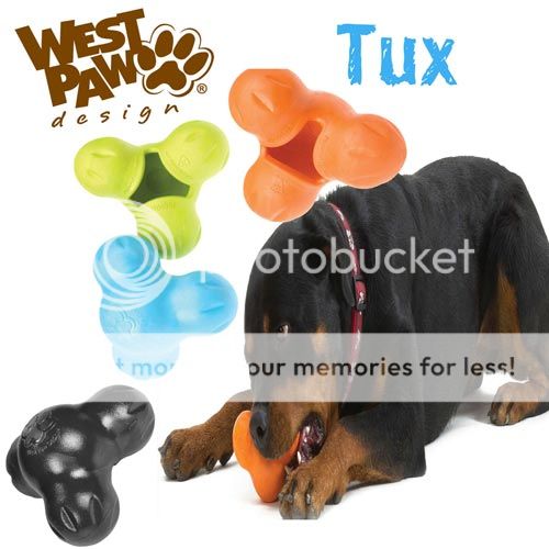 West Paw Design Tux Chew Dog Toy Indestructible Dog Toy Replaced If Destroyed