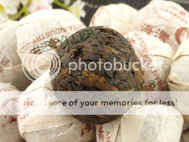 2009 Yunnan Haiwan Mini Teardrop Ripe Pu’er Tea 100g  