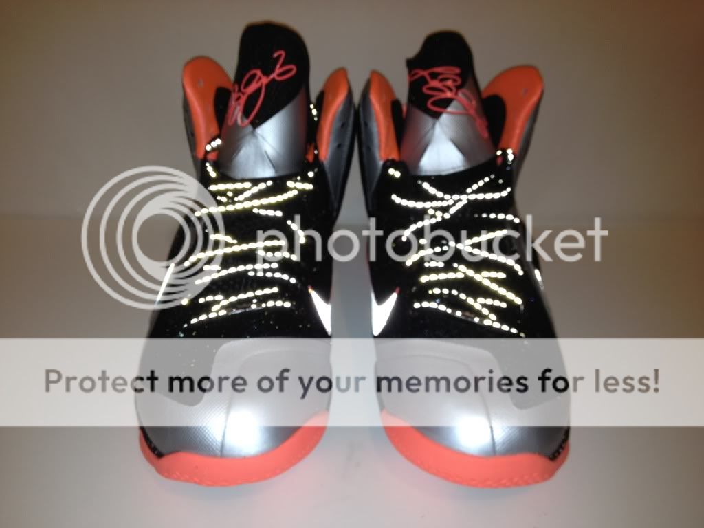 NIKE LEBRON 9   MANGO   SIZE 11.5 AND 12      LIMITED 