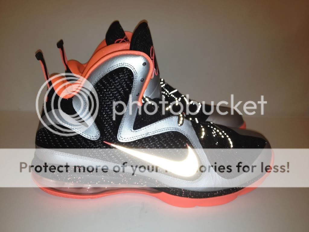 NIKE LEBRON 9   MANGO   SIZE 11.5 AND 12      LIMITED 