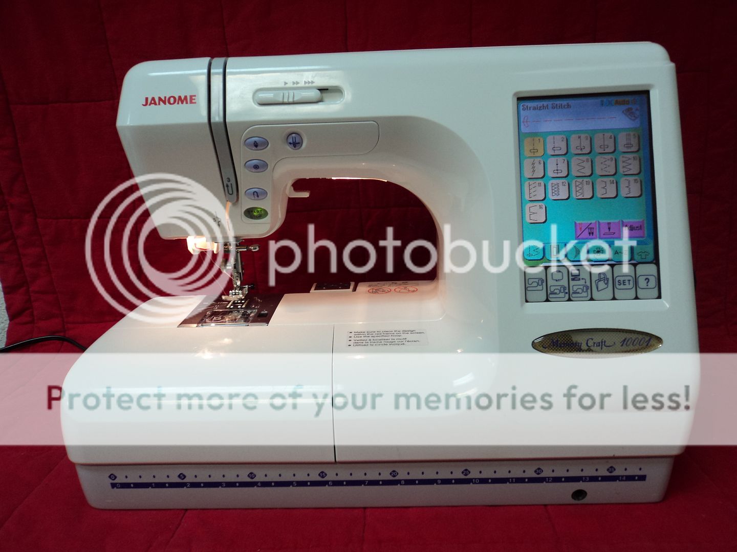 Janome 10001 Sewing Embroidery Combination Quilting Crafting MC10001 | eBay